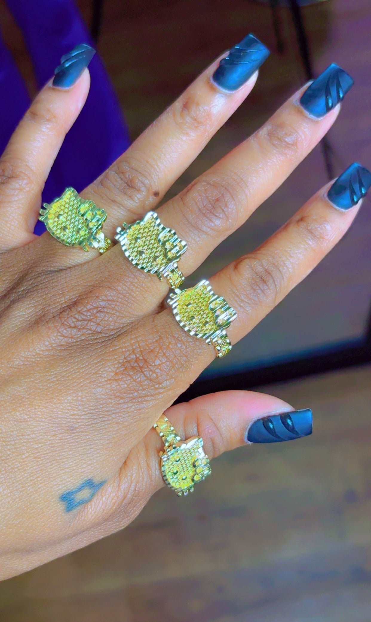 Charm Kitty Ring