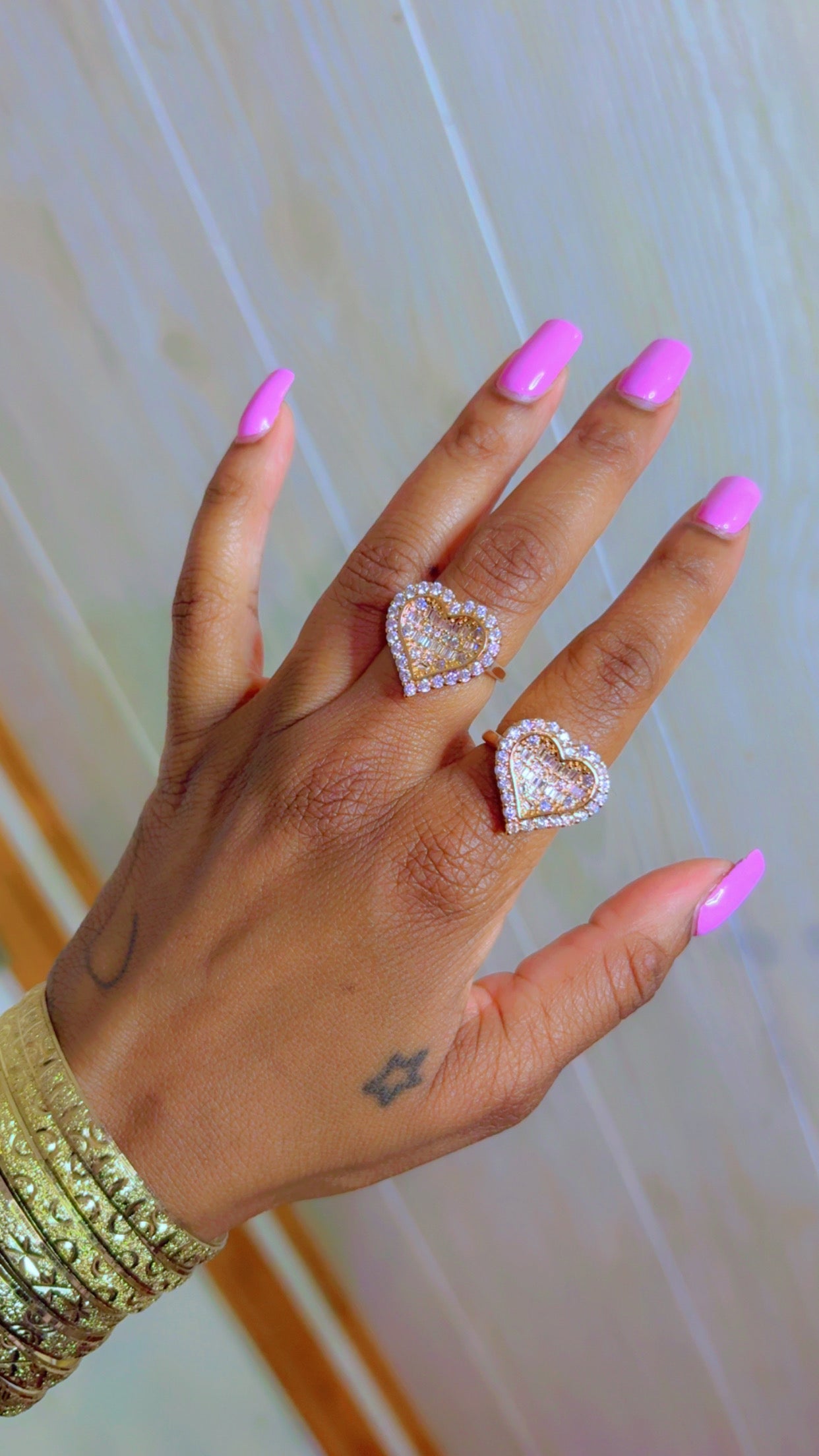 Heart On Ice Ring