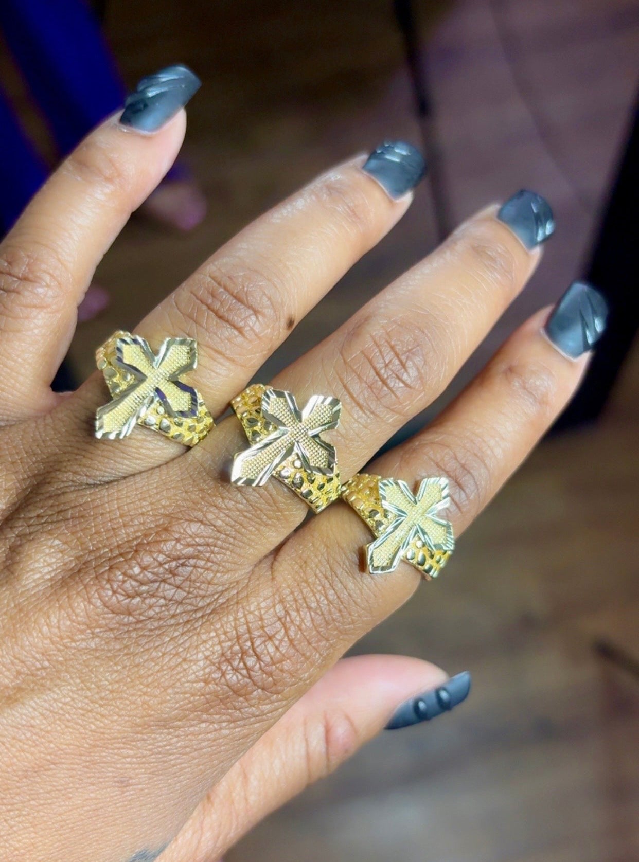 Chromè Cross Ring