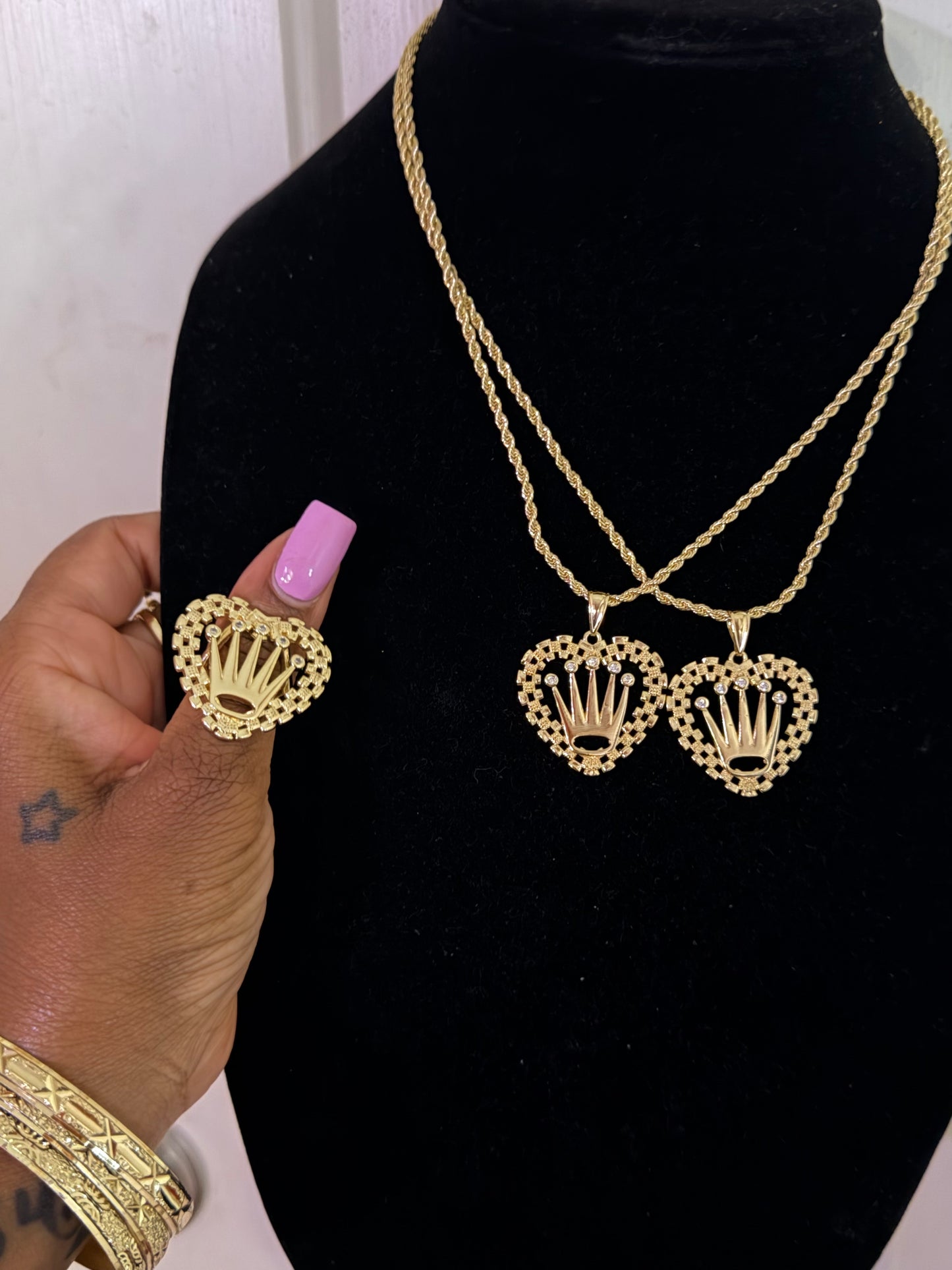 Crown Rolex Necklace