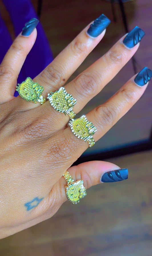 Charm Kitty Ring