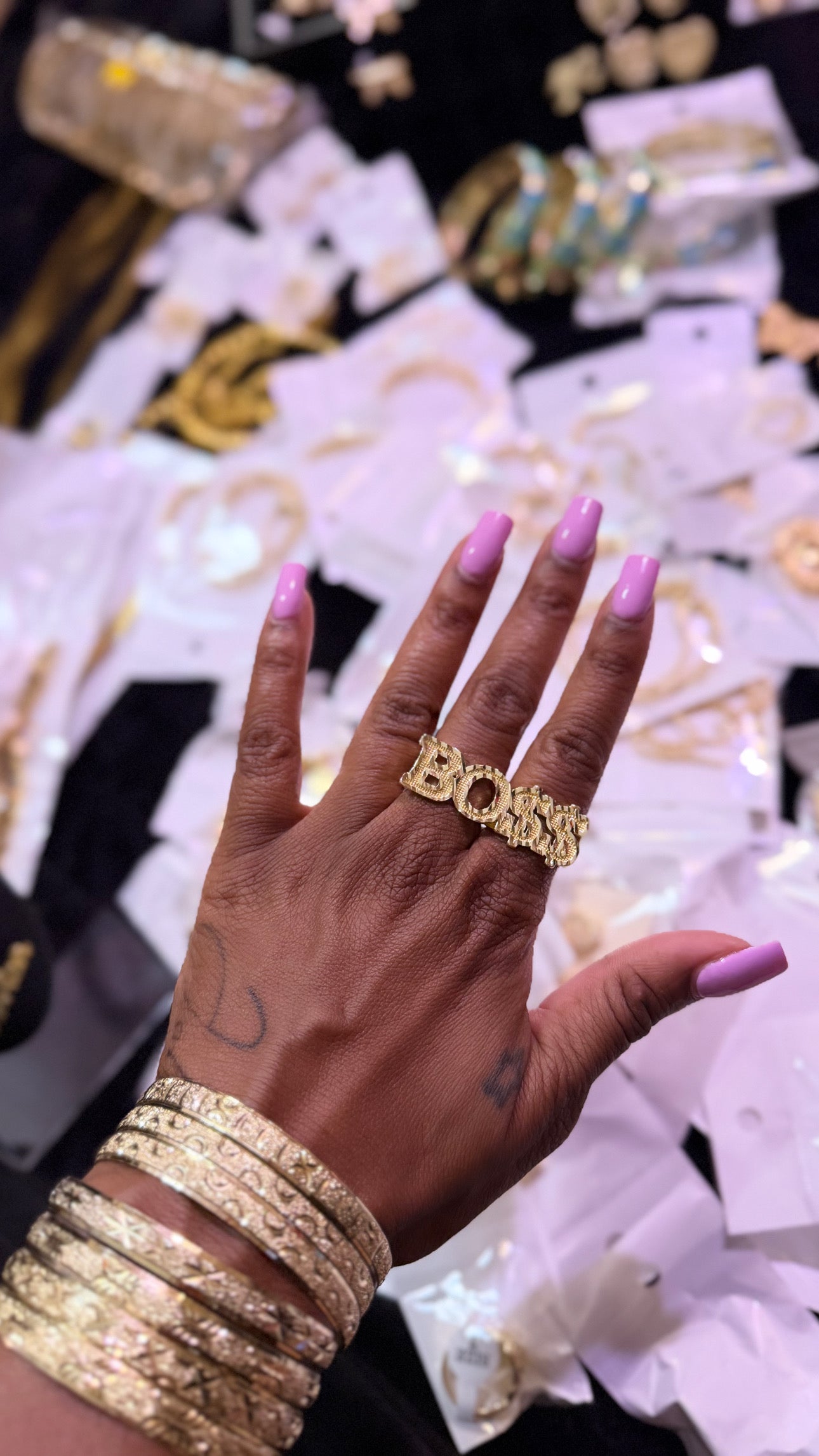 Bossed Up Ring