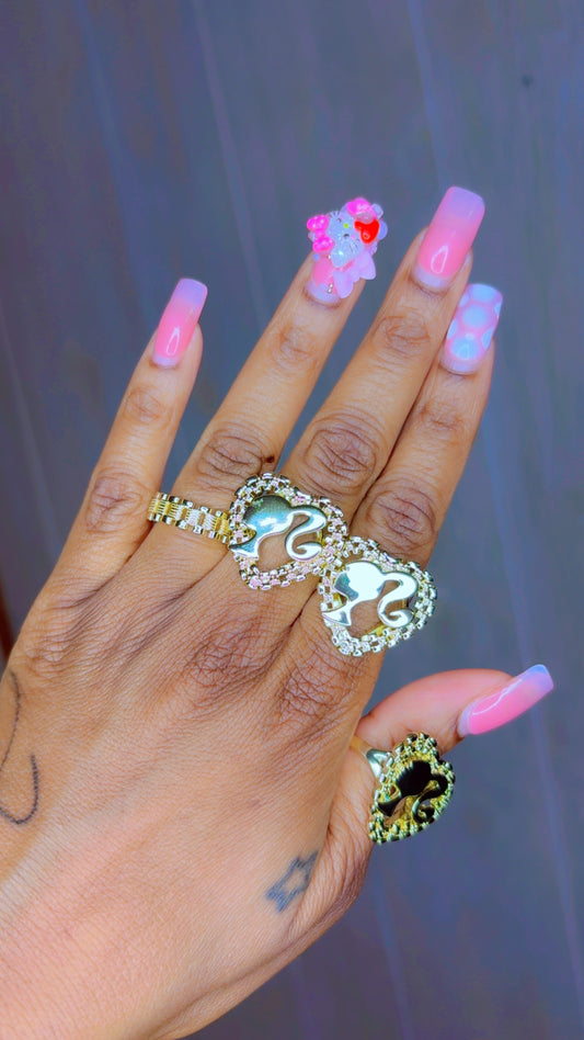 Icon Doll Heart Ring
