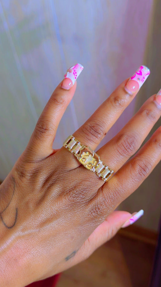 Betty Double Finger Ring