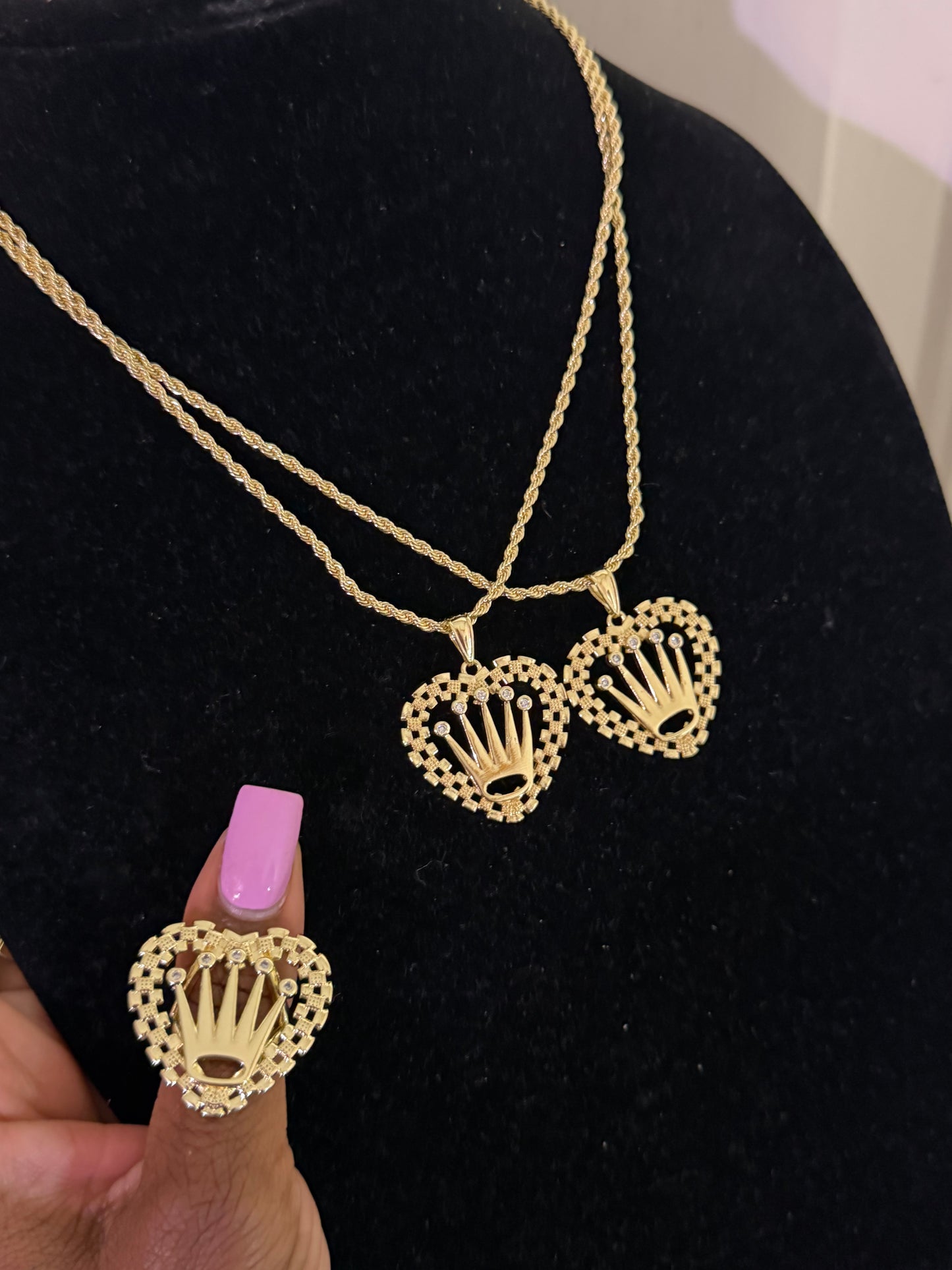 Crown Rolex Necklace
